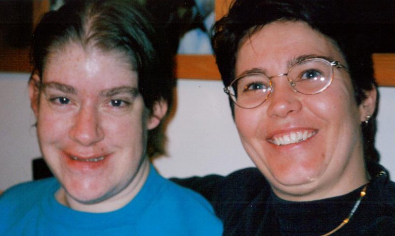 Betty Anne Gagnon and her friend and former roommate Suzanne Jackett.